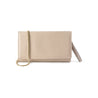 Milly Envelope Handbag (Nude Croc Stamped Leather)